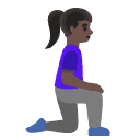 🧎🏿‍♀️‍➡️