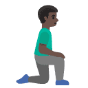 🧎🏿‍♂️‍➡️