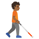 🧑🏾‍🦯‍➡️