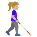 👩🏼‍🦯‍➡️