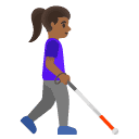 👩🏾‍🦯‍➡️