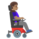 👩🏽‍🦼‍➡️