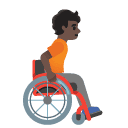 🧑🏿‍🦽‍➡️