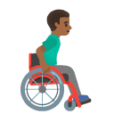 👨🏾‍🦽‍➡️