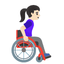 👩🏻‍🦽‍➡️